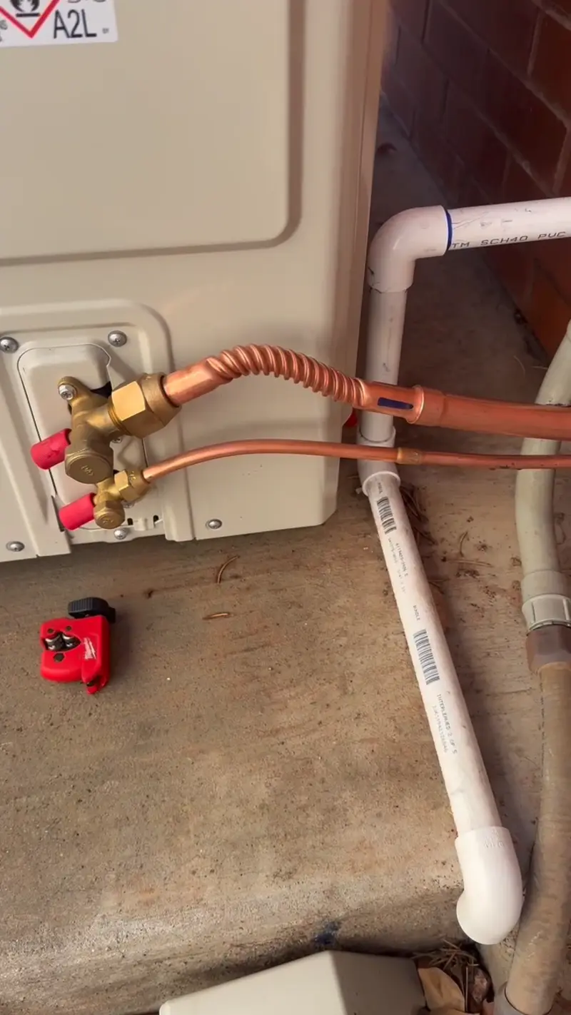 AC refrigerant line connections in St. George, UT