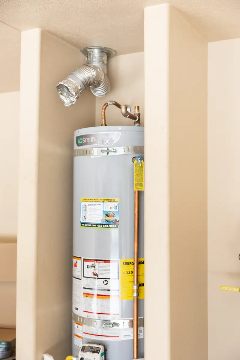 New gas water heater installation in St. George, UT
