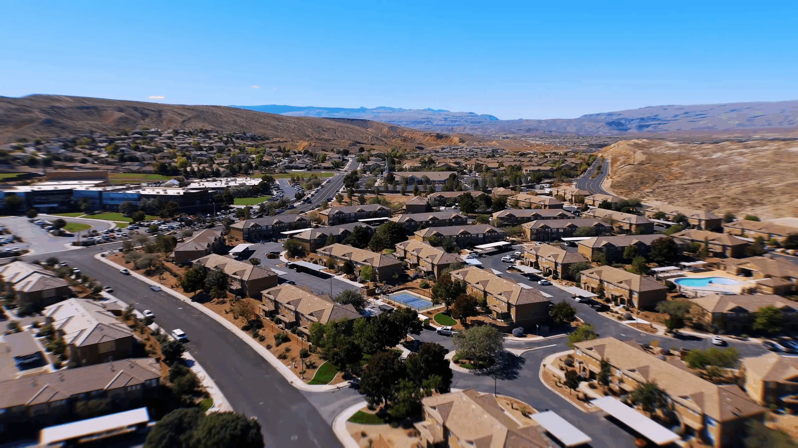 Aerial View of St. George Residential Service Area